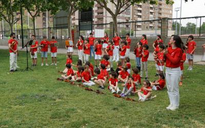 Violines en el parque (Jardines Al-Andalus Zaragoza)